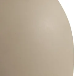 Lindby bordlampe Lennes, beige, glas, Ø 20 cm