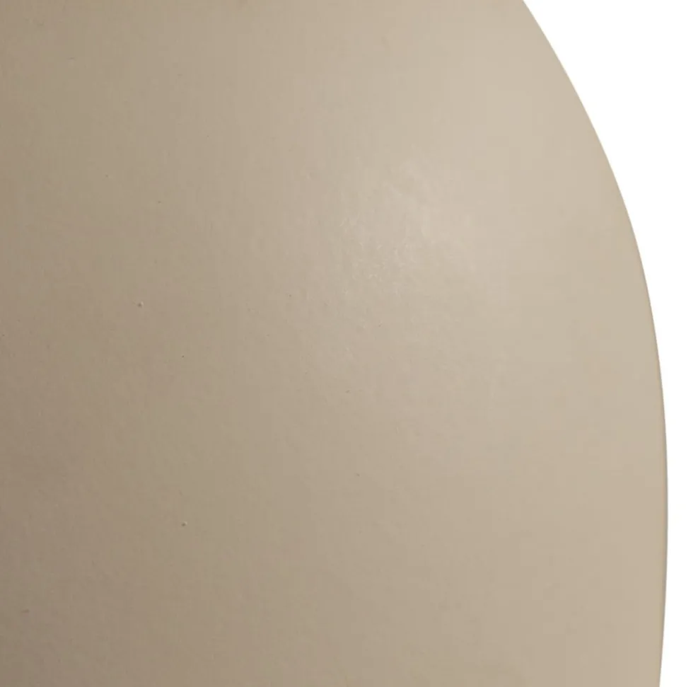 Lindby bordlampe Lennes, beige, glas, Ø 20 cm