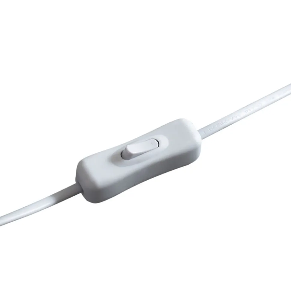 Lindby bordlampe Lennes, beige, glas, Ø 20 cm