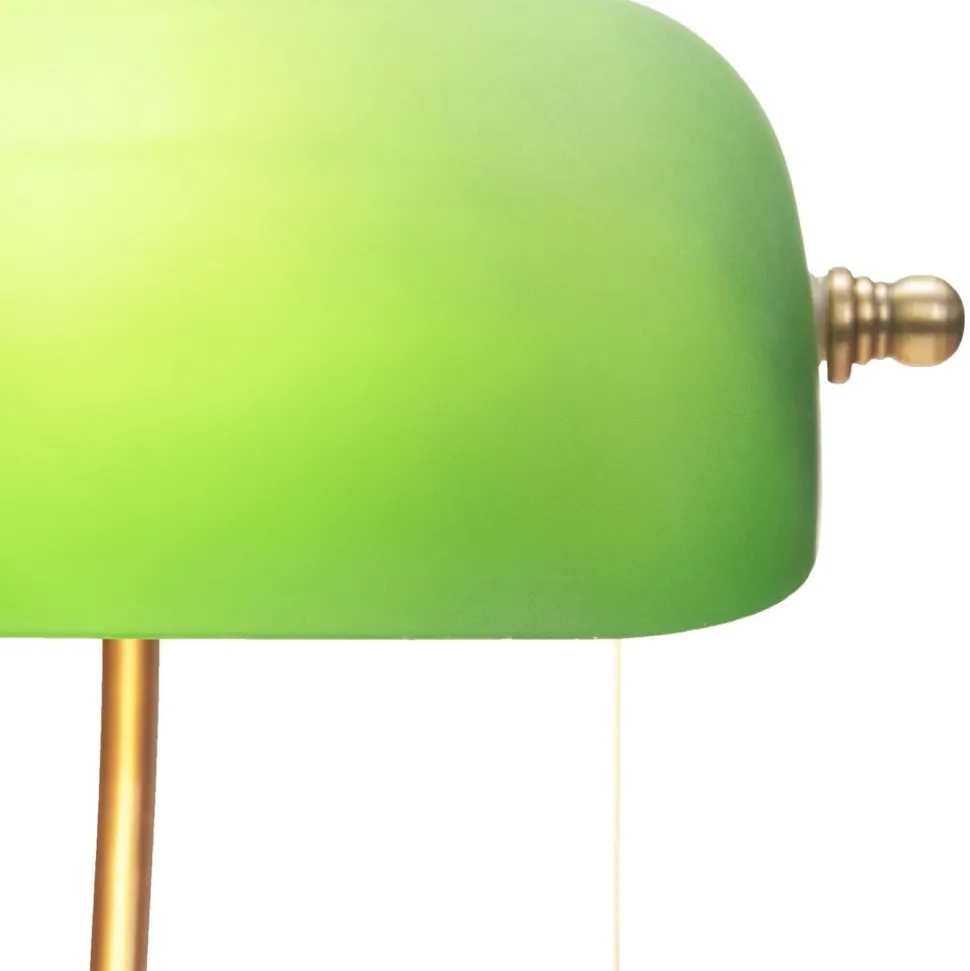 Lindby bordlampe Milenka, bronze, højde 38 cm, metal