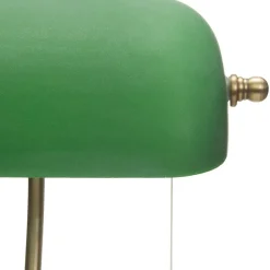 Lindby bordlampe Milenka, bronze, højde 38 cm, metal