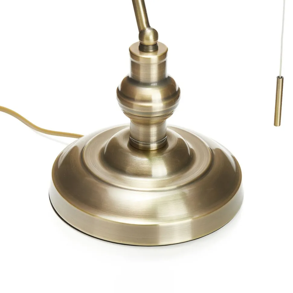 Lindby bordlampe Milenka, bronze, højde 38 cm, metal