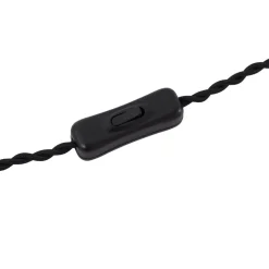 Lindby bordlampe Nuvia, højde 39,1 cm, hvid, 3D-print