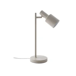 Lindby bordlampe Ovelia, beige, metal, E27
