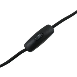 Lindby bordlampe Raisa, rustfarvet, metal, lygte, E14