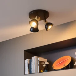 Lindby Bosko spotlight, 3 lyskilder, rund