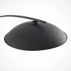 Lindby buelampe Emilienne, sort, guldfarvet, 180 cm