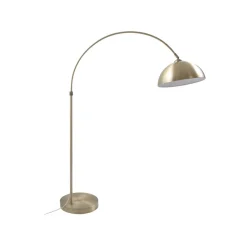 Lindby buelampe Lennart, antik messing, metal 183 cm