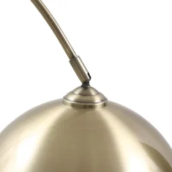 Lindby buelampe Lennart, antik messing, metal 183 cm