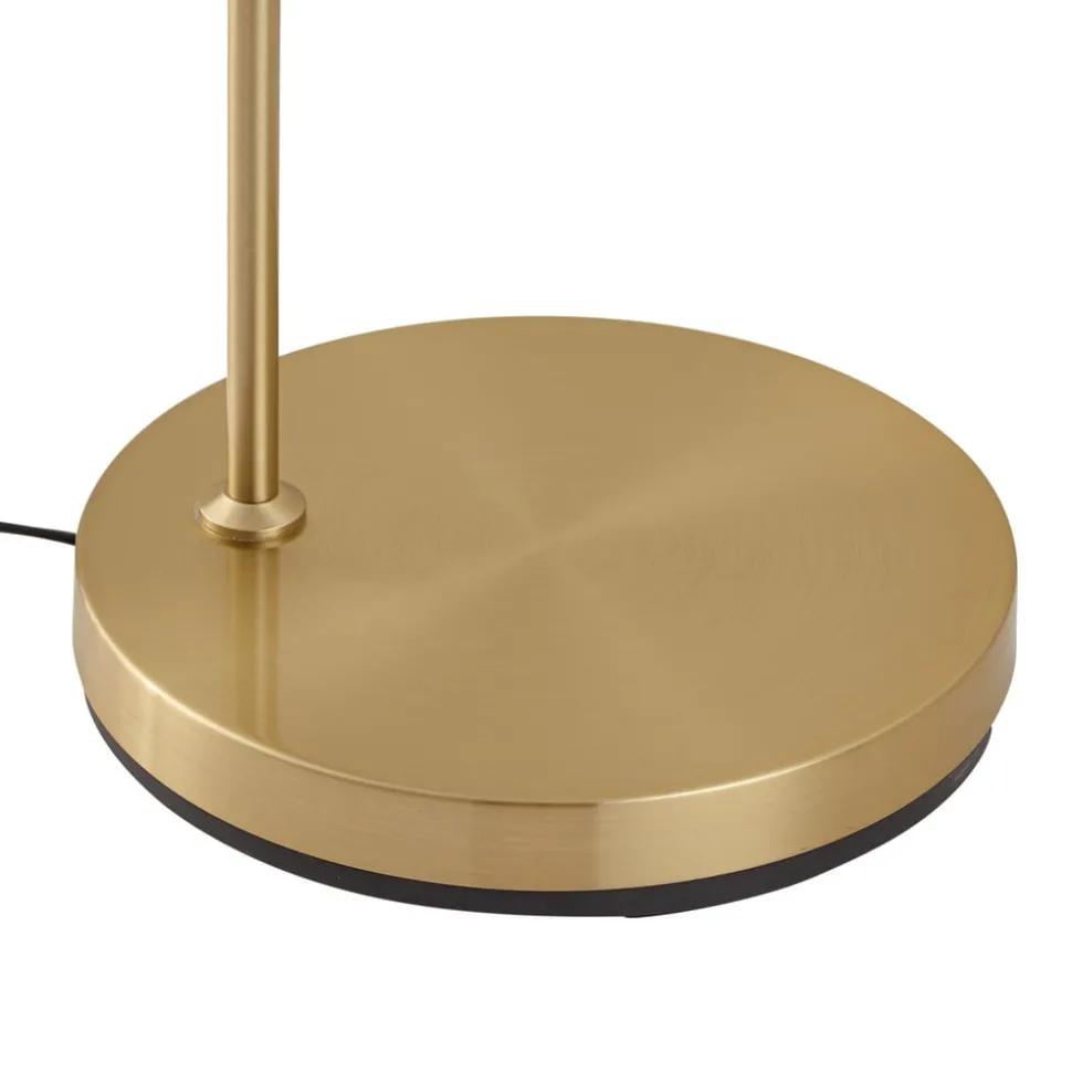 Lindby buelampe Moisia, messingfarvet, metal, 148 cm
