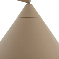 Lindby buelampe Triangolo, beige, højde 195 cm, metal, E27
