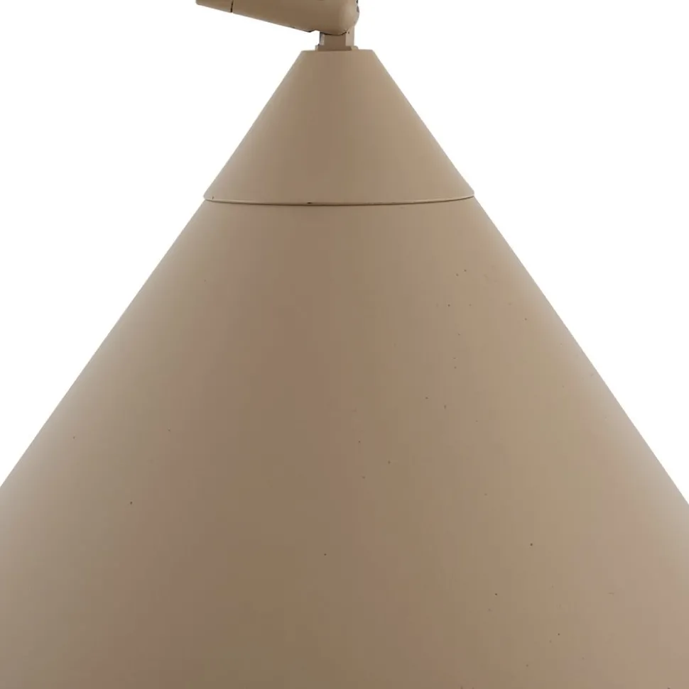 Lindby buelampe Triangolo, beige, højde 195 cm, metal, E27