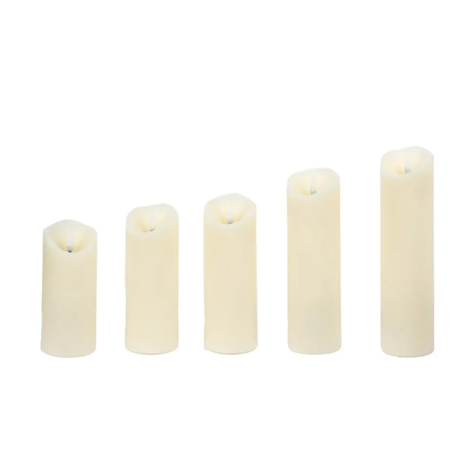 Lindby Candora LED-kerte, 5 stk, fjernbetjening