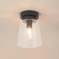 Lindby Carmalin loftslampe i glas