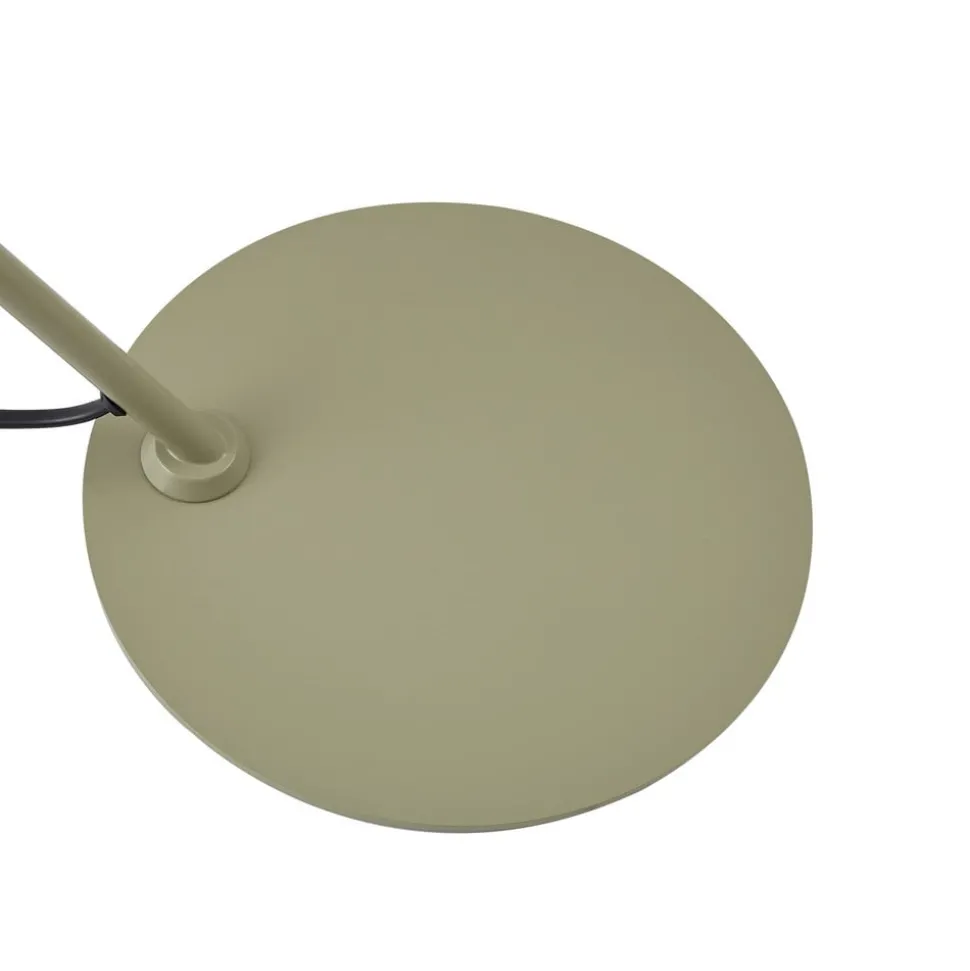 Lindby Corali bordlampe, lysegrøn, metal, højde 64 cm