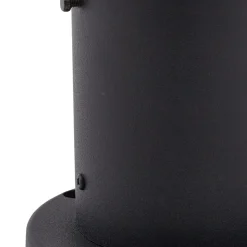 Lindby Dangan sokkellampe, hvid, højde 32 cm, glas, metal