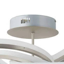Lindby Divalis LED-loftlampe, stepdim, nikkel