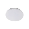 Lindby Doki LED udendørs loftslampe, 26 cm, hvid, plast