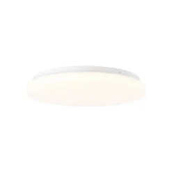 Lindby Doki LED udendørs loftslampe, 26 cm, hvid, plast