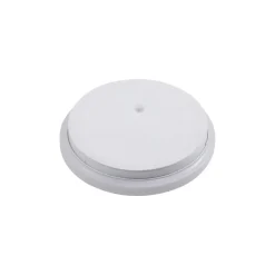 Lindby Doki LED udendørs loftslampe, 26 cm, hvid, plast