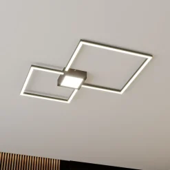 Lindby Duetto LED-loftlampe, antracit 28 W
