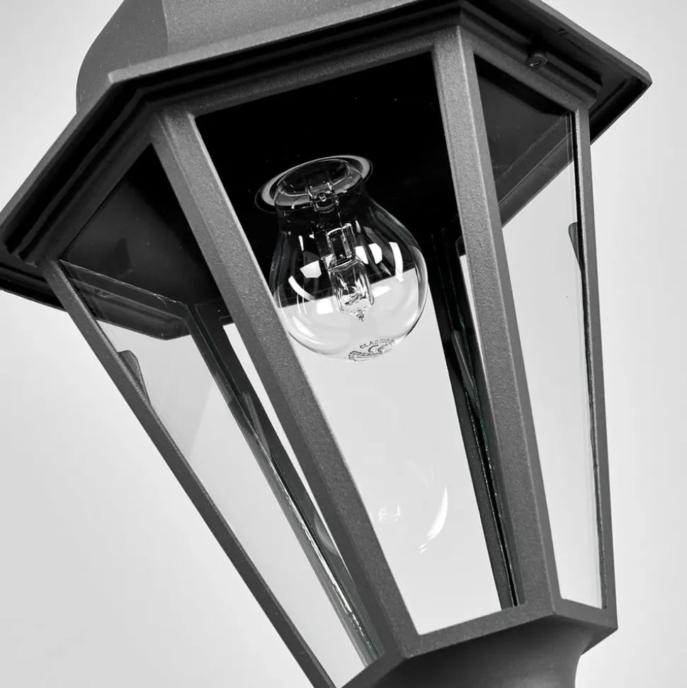 Lindby Edana udendørs hængelampe, 40 cm, antracit, E27, IP44