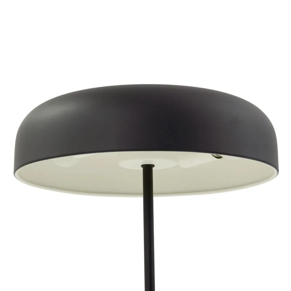 Lindby Edion bordlampe, sandsort, metal