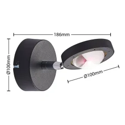 Lindby Edonita LED-væglampe med effektlys