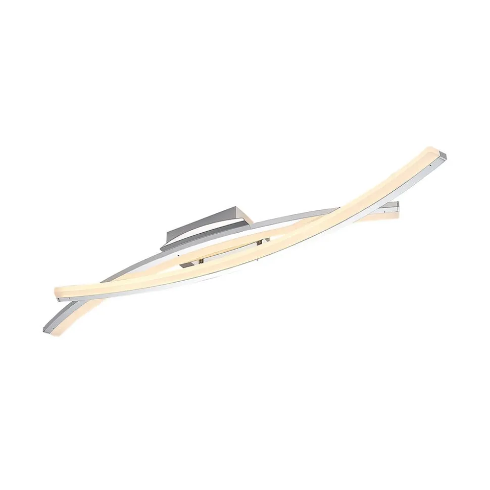 Lindby Elarit LED-loftlampe, forkromet