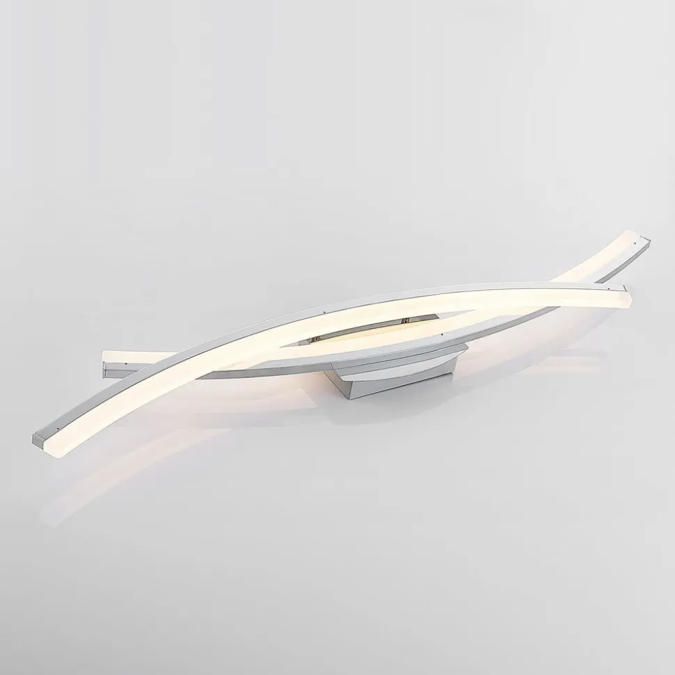 Lindby Elarit LED-loftlampe, forkromet