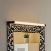 Lindby Eleri LED-spejllampe, sort