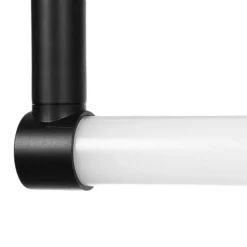Lindby Eleri LED-spejllampe, sort