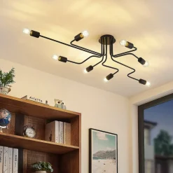 Lindby Elimar loftlampe, 8 lyskilder