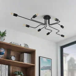 Lindby Elimar loftlampe, 8 lyskilder