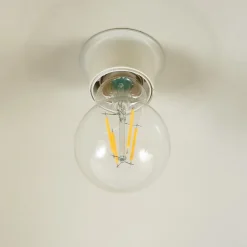 Lindby Elover loftlampe, lysegrøn, Ø 45 cm, jern