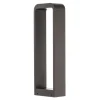 Lindby Emima LED-gadelampe, 60 cm, antracit, aluminium