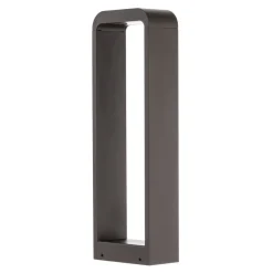 Lindby Emima LED-gadelampe, 60 cm, antracit, aluminium