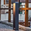 Lindby Emima LED-gadelampe, 80 cm, antracit, aluminium