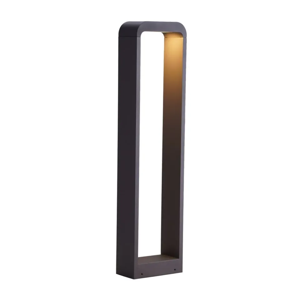 Lindby Emima LED-gadelampe lavet af aluminium 100 cm
