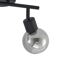 Lindby Eridia loftspot, sort, 2 lyskilder