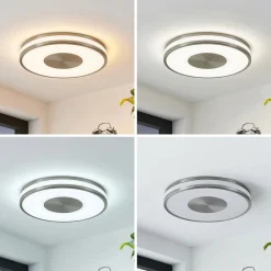 Lindby Fjella LED-loftlampe RGB-CCT-farveskifter