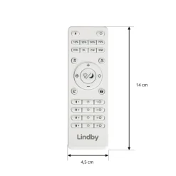 Lindby fjernbetjening Lumaro, hvid, længde 14 cm