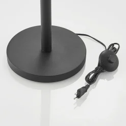 Lindby Florentine gulvlampe Kanye, 160 cm, sort, 3 lyskilder.