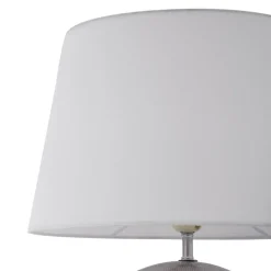 Lindby Florentino bordlampe, 49 cm, keramik, tekstil