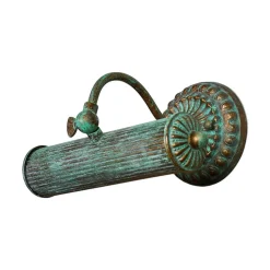 Lindby gallerilampe Beno, 25 cm, metal, E14 grøn spænding