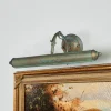 Lindby gallerilampe Kalea, 46 cm, 2 lyskilder, verdigris, E14