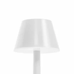 Lindby genopladelig LED-lampe Gaja, hvid, USB, IP44, RGBW, dæmpbar