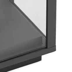 Lindby Giavanna sokkellampe, 29 cm, antracit, IP44, E27