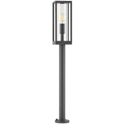 Lindby Giavanna vejlampe, 80 cm, antracit, IP44, E27
