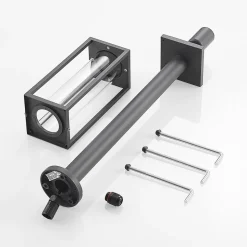 Lindby Giavanna vejlampe, 80 cm, antracit, IP44, E27